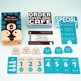 Oink Games "Order Overload • Cafe Memory Game • Funny Adults & Kids Games for 2-6 Players • Party and Travel Games • 6 Year Olds + (English)