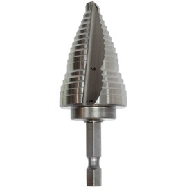 Makita 711494-A High Speed Steel Step Drill Bit, 1/4-to-1-1/8-Inch