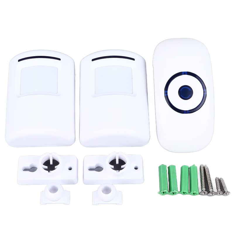 Infrared Sensor Door Bell with 2 Transmitter 1 Receiver Split