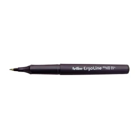 Artline Ergoline 0.7mm Fine Rollerball Pen - Black [Pack of 12]