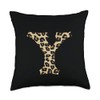 SqueakyRicardo Animal Print Leopard Cheetah Print Letter Y Initial Rustic