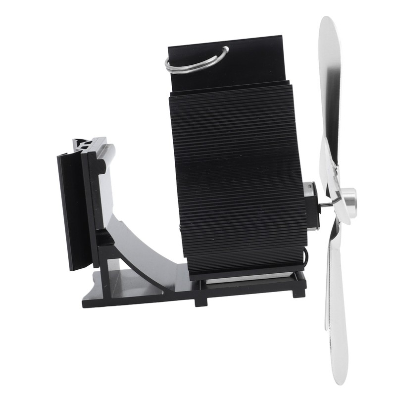 Wall Mounted Fireplace Fan 5 Blade Heat Powered Wood Stove