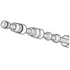[HC188BGG7B] KVK Faucet Fittings, Former MYM Product, Shower Hose for FB273GK7B-101 Cave