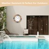 Lily's Home Indoor or Outdoor Large Hanging Wall Thermometer. 10"
