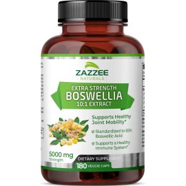 Zazzee Naturals Boswellia Extracto 5000 Mg Con 180 Cápsulas
