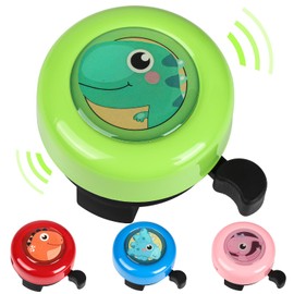 VICTGOAL Bike Bell for Kids with Loud Clear Sound, Bicycle Bell Scooter Bike Horn Ringtone Alert Cute Cycling for Toddler Children Boys Girls (Green)