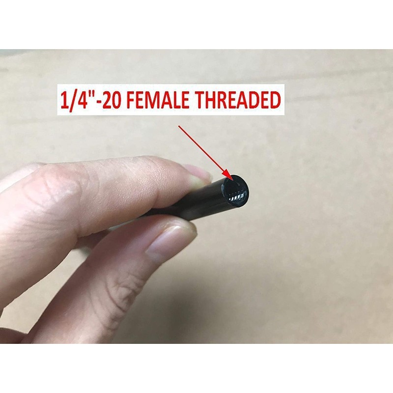 Metal Tripod Extension Pipe Extension Bar/Tripod Pole - 1/4"-20 Threaded