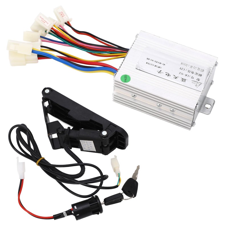 Bike Motor Controller Kit, 12V 500W Brushed Motor Speed Controller