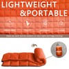 zzlamb Lightweight Puffy Down Camping Throw, Soft Outdoor Quilt for