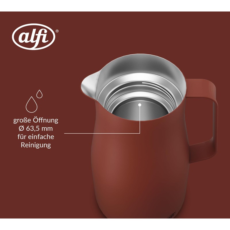 alfi Studio Tea Insulated Jug 1.0 L Spicy Red, Thermos