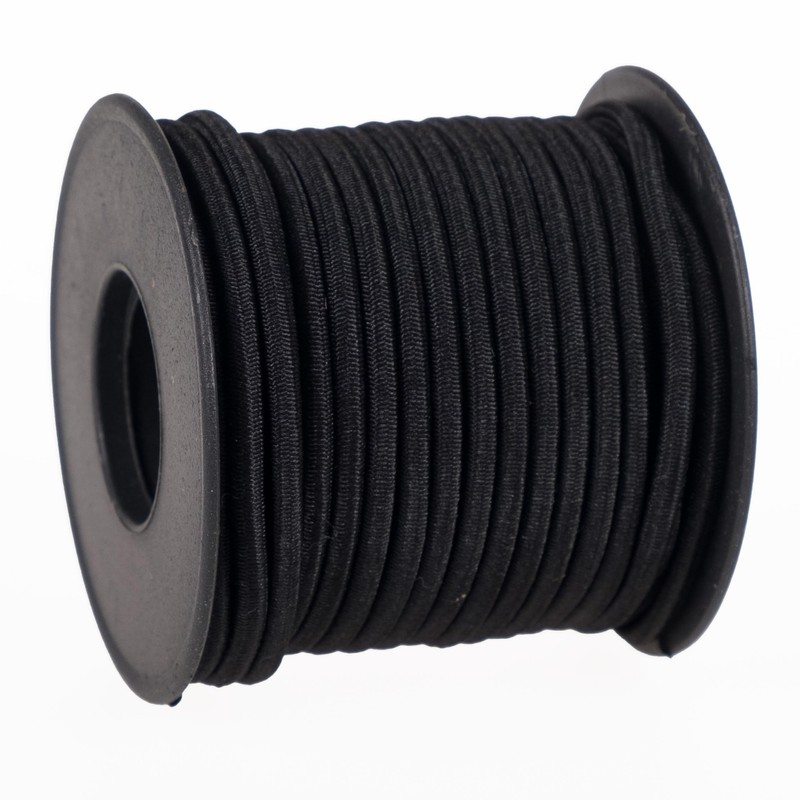 Shelver Elastic Cord, 3mm or 4mm, Black or White
