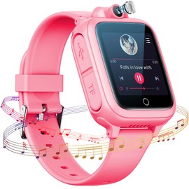 TEZILON Kids Smart Watch, 14 Different Games, Wristwatch, Music Playback, 1.54 Inches, Selfie Camera, Photo, Alarm Clock, Recording, Educational Voice Recorder, Alarm, Stopwatch, Timer, Built-in