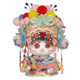MU 3D Metal Puzzles The Chinese Opera Diva The Cat Brothers Series D, Models Kits Miniature Building for Adult to Build,Hobby Birthday New Year Gifts Collectibles