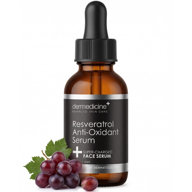 Dermedicine Srum Lquido De Resveratrol Para El Cuidado Facial, Efecto