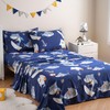 JSD Blue Shark Surfing Kids Sheet Set Full Size, 4
