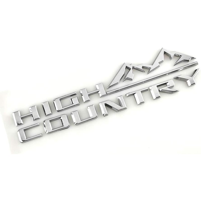 1pc Rear Tailgate High Country Naneplate Emblem 3D Badge Replacement
