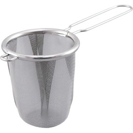 Shimomura Planning 38130 Tsubamesanjo Tea Strainer, Made in Japan, Dishwasher Safe, Easy to Brew 1 Cup of Tea, No Teapot Required, Includes Handle, Fine Grade, 40 Mesh, Green Tea, Stainless Steel,