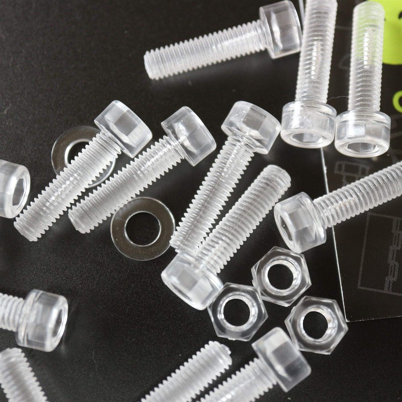 50 x Polycarbonate Allen Head Hex Head Plastic Machine Screws