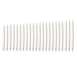 Alnicov Guitar Fretwire,22Pcs Nickel-plated Copper 2.2mm Fret Wire Set for Electric Acoustic Guitar 22 Frets Fingerboard,Sliver