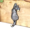 Fyne-Finds Cast Iron Hook Rustic Vintage Scottie Dog Tail Hook