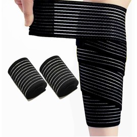 2 Pieces, 59.1 inches (150 cm), Free Supporter, Speed Wrap, Knee, Thigh, Shin, Leg, Calf, Elbow, Arm, Unisex