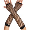 OTPEH Lone Fishnet Gloves Fingerless For Women Fish Net Arm