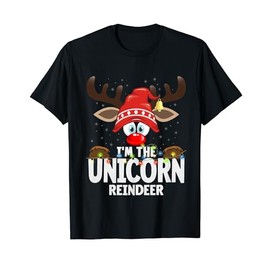 Christmas Matching I'm The Unicorn Reindeer T-Shirt