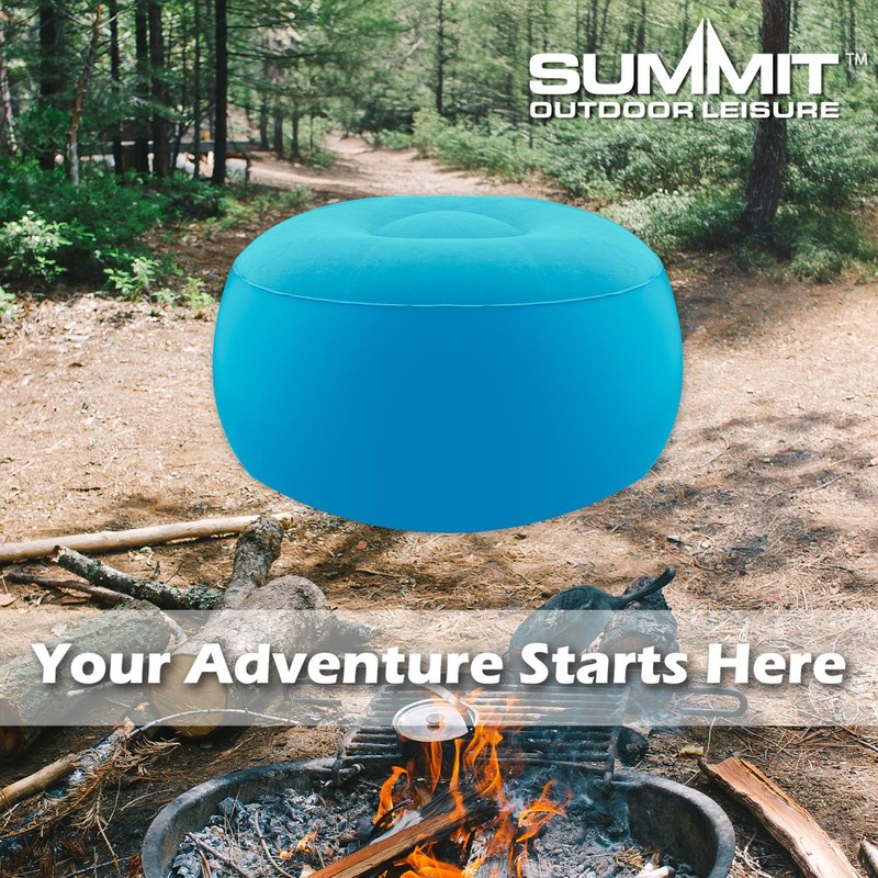 VFM e-Store - Inflatable Foot Stool Easy, Durable, Pack Away,