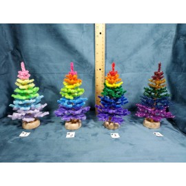 Unbranded Dollhouse Miniature 7" Bare Rainbow Trees (Choose from 4 shades)
