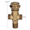 Angle Valve European Antique Style Cold Hot Water Faucet Turn