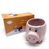 Cute Pig Ceramic Cup Pink Comfortable Grasp Smooth Mouth Lovely