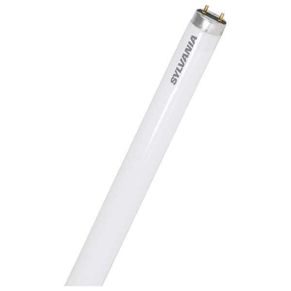 Sylvania 48" T8 Fluorescent Tube, 32 Watt, 3500K, Suitable for is or RS Operation, 30 Pack, White
