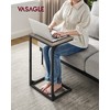 VASAGLE VASAGLE C-Shaped End Table, Side Table for Sofa, Couch