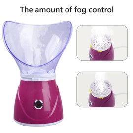 Hoapin Gesichtsdampf, Zerstäuber, Gesichtssauna, Vapozon, Gesichtszerstäuber für kosmetische Gesichtspflege, öffnet Poren und Feuchtigkeit, wohltuender Dampf (Rosa)