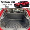 7DEEKEI for 2020-2025 Mazda CX30 CX-30 Trunk Mat and Rear