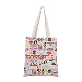 MNIGIU Gossip XOXO Tote Bag - Gossip Fans Gift - Adult Women - Medium - Xo Tote