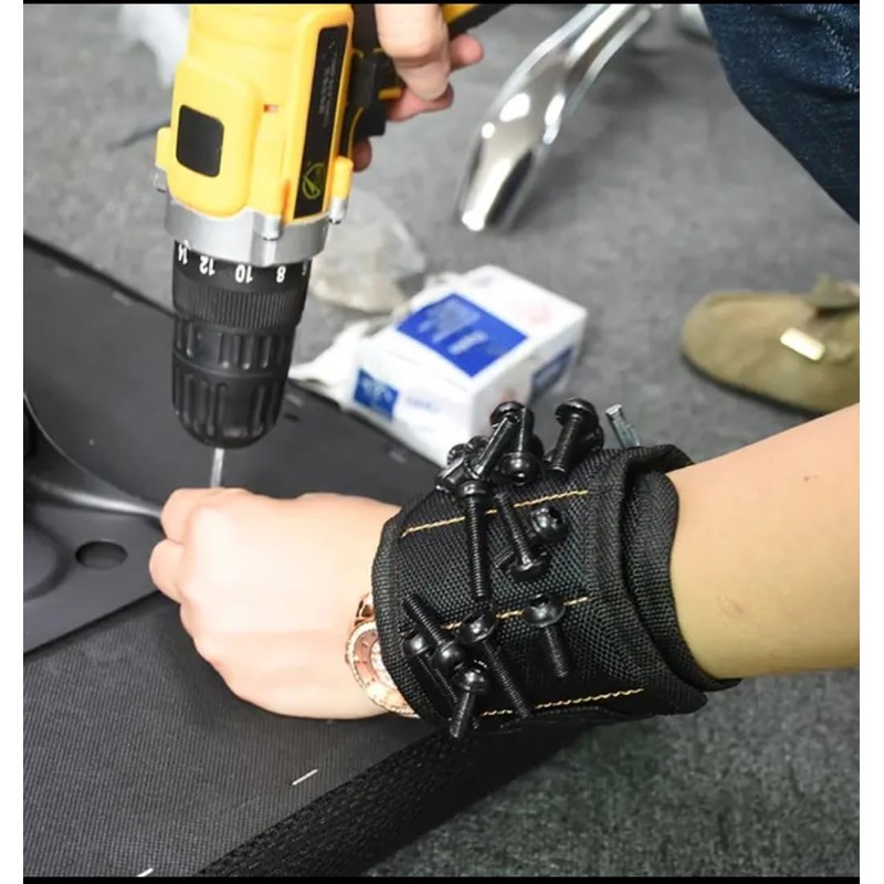 Magnetic Wristband and Tool Holder for DIY Projects