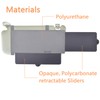 Car Visor Sunshade, WANPOOL Car Visor Anti-Glare Sunshade Extender for