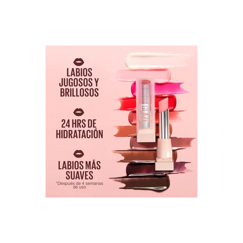 Maybelline Lifter Glaze, Bálsamo Labial Hidratante con Cereza, Cherry Swirl