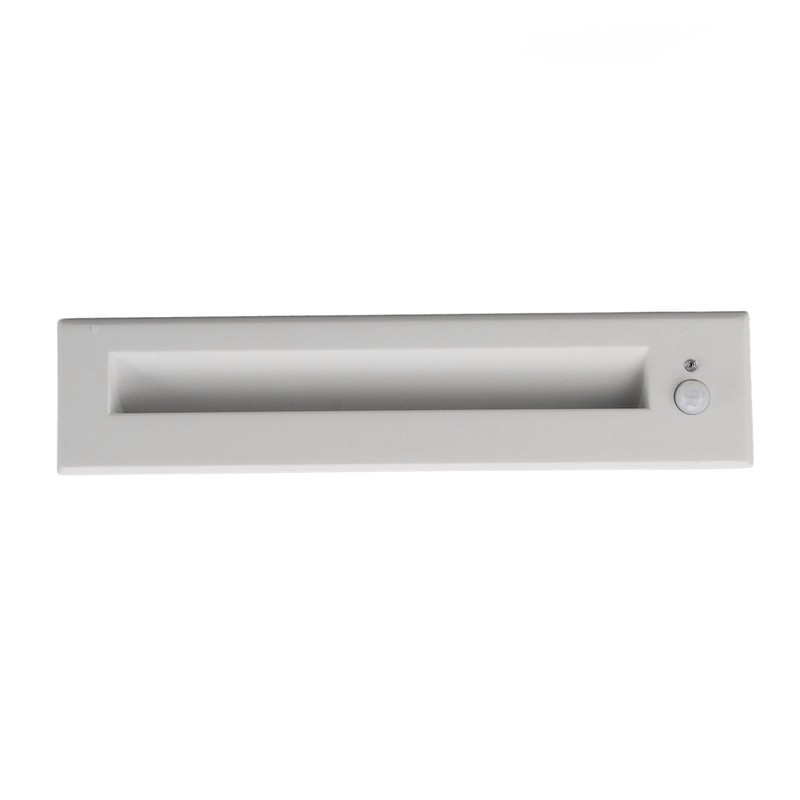 Recessed Sensing Step Light Frosted White LED Stair Light for