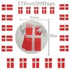 FFILL Denmark Banner Flag, Danish Mini Flag Small Banner, for