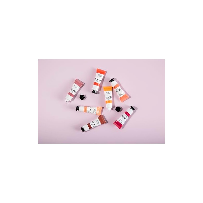 MUA Blushed Liquid Cream Shimmer Blusher, Amber Sunset (Pack of