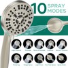 UltrTxenova Shower Head with Handheld Spray Combo,6" High Pressure Rain