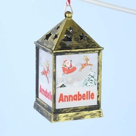 Mulberry Studios Starlight Lantern Christmas Tree Hanger Names A-G Annabelle