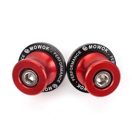 Mowok M8 Bobbins for Kawasaki Z650 Z900 RS Z800 Z1000 VERSYS 650 ER6N Ninja 650 400 1000 SX ZX6R ZX-10R ZX4R ZX-4RR Mortorrad Accessories Mounting Stand Holder Stand Holder Swing Adapter (Red)