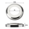 Pool Ladder Escutcheons - Stainless Steel Escutcheon Plates for 2"