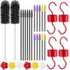 20 Pcs Hummingbird Feeder Cleaning Brush 8 Pcs Hummingbird Feeders