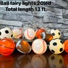 Sport Ball Theme Room Decor String Lights with 8 Mode,Battery