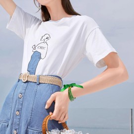 Long tiantian Cute Jelly Bangles Bracelets for Women 80's Neon Pink Glitter Dress Glitter Filled Jelly Bracelet Buddha Purple Dress Accessories Outfit for Women Trendy 2025