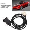 Qiilu Aux Female Audio Switch Cable Stereo Wiring Harness Aux